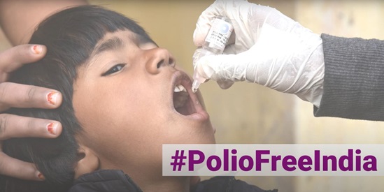 thumbnail image for Polio free India video